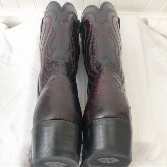 EUC Lucchese Montana full ostrich men’s boots - Picture 4 of 8